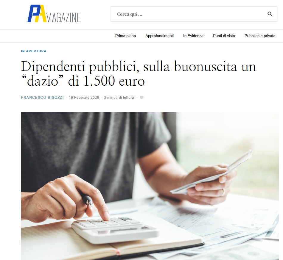 pa magazine articolo