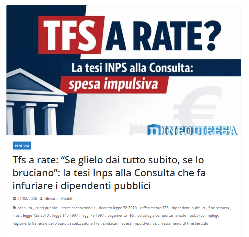 infodifesa articolo
