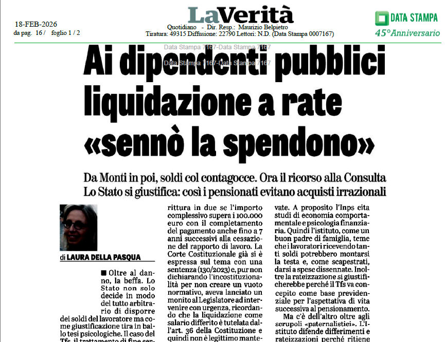 la verità articolo